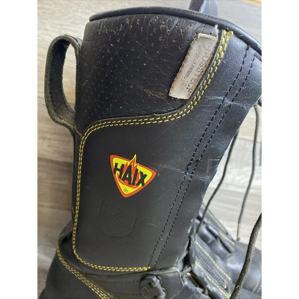Haix shows wear